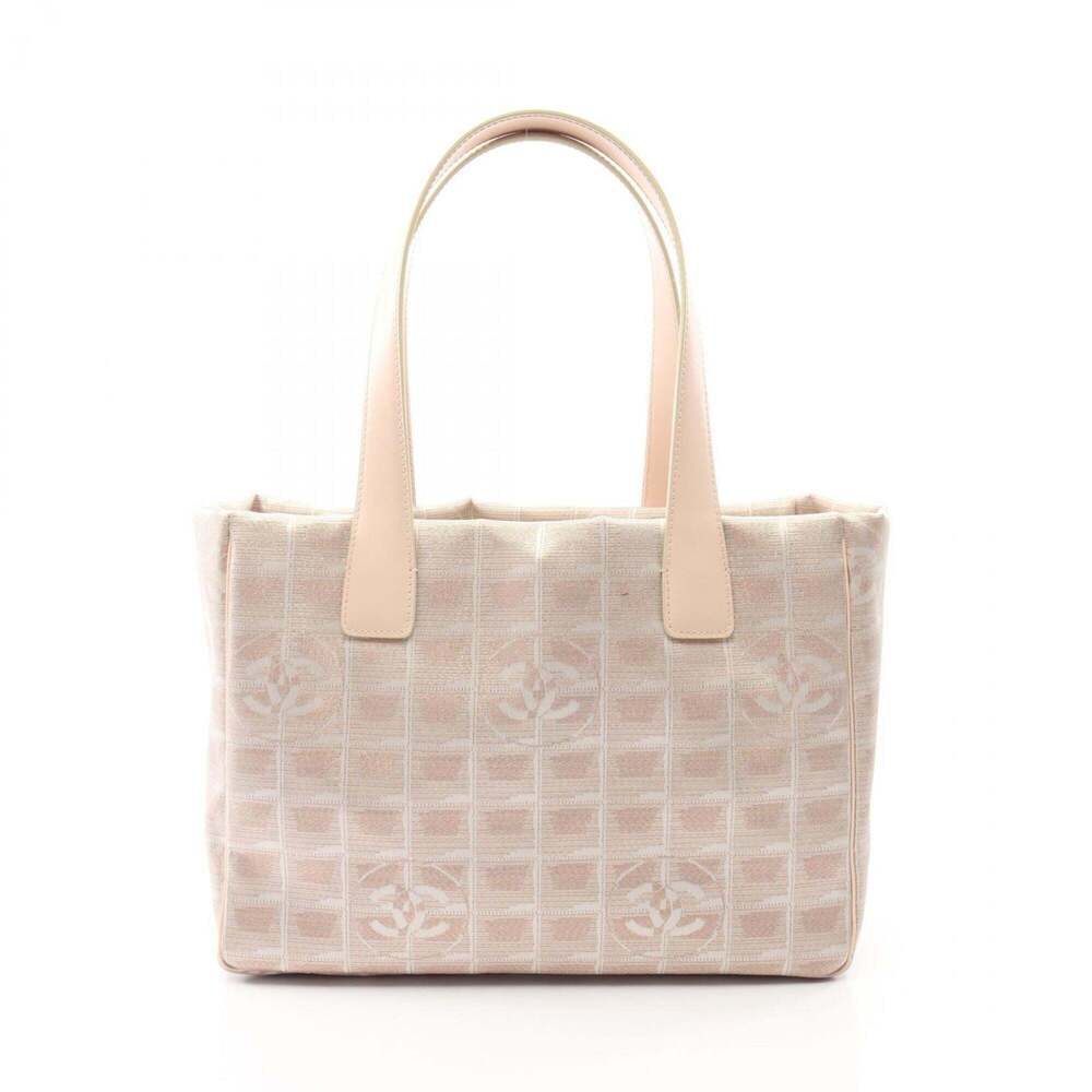 CHANEL Pink Leather Tote Bag